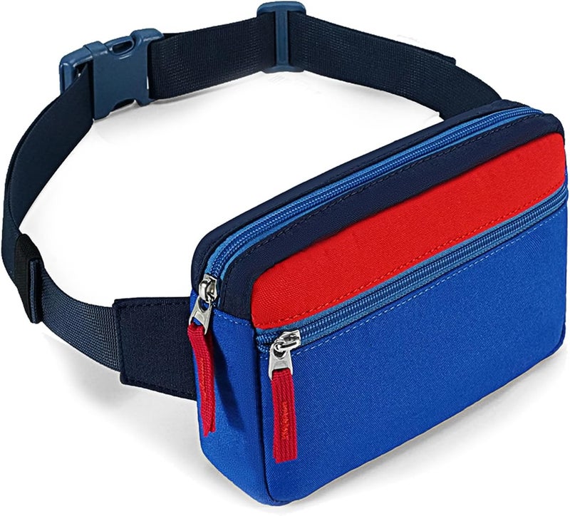 cotmcor Store Valentines Day Gifts for Kids: Fanny Pack Birthday Gift for 5 6 7 8 9 10 11 12 Year Old Teen Girls, Preppy Cute Trendy Stuff Colorblock Crossbody Bag Adjustable Belt Bags for Travel Outdoor - Image 1